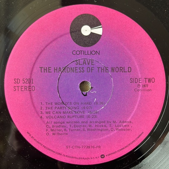 Slave - “The Hardness Of The World” Vinyl LP - Picture 5 of 5